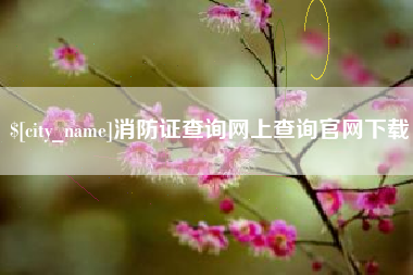 和县消防证查询网上查询官网下载