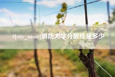 和县消防大学分数线是多少