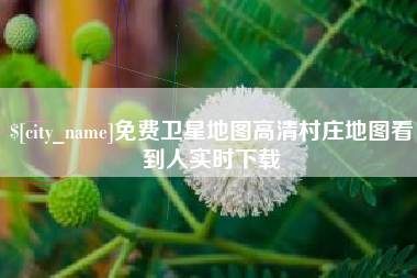 和县免费卫星地图高清村庄地图看到人实时下载