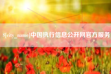 和县中国执行信息公开网官方服务