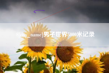 和县男子世界5000米记录