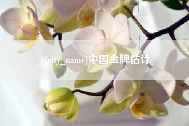 和县中国金牌估计