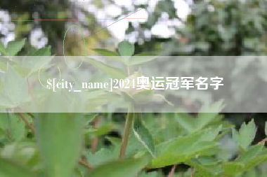 和县2024奥运冠军名字