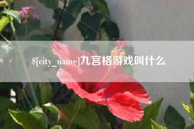 和县九宫格游戏叫什么