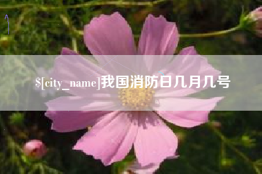 和县我国消防日几月几号