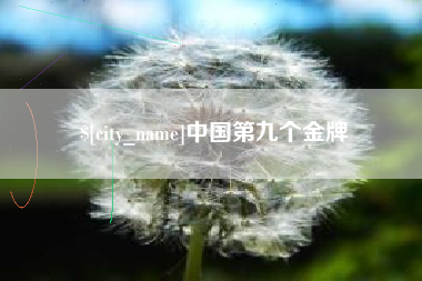 和县中国第九个金牌