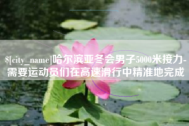 和县哈尔滨亚冬会男子5000米接力-需要运动员们在高速滑行中精准地完成