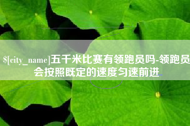 和县五千米比赛有领跑员吗-领跑员会按照既定的速度匀速前进