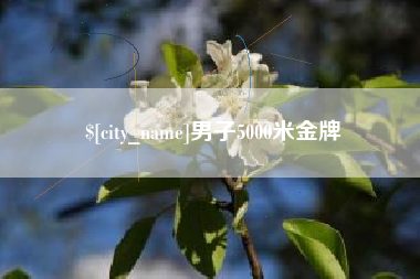 和县男子5000米金牌