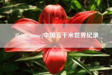 和县中国五千米世界纪录
