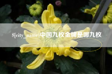 和县中国九枚金牌是哪九枚