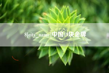 和县中国19块金牌