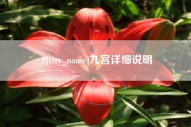 和县九宫详细说明