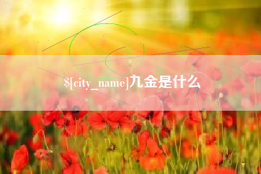 和县九金是什么