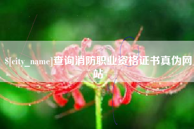 和县查询消防职业资格证书真伪网站