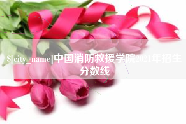 和县中国消防救援学院2021年招生分数线