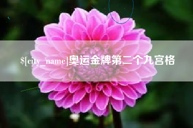 和县奥运金牌第二个九宫格