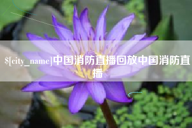 和县中国消防直播回放中国消防直播