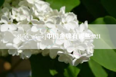 和县中国金牌有哪些2021